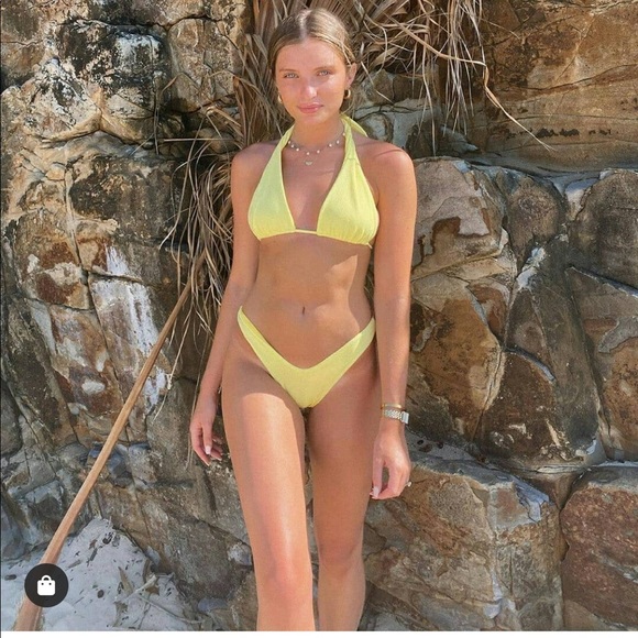 TJ Swim Kyles Bikini Bottom in Mimosa - Picture 4 of 7